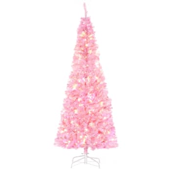 Árbol de navidad 63 x 63 x 180 cm color rosa