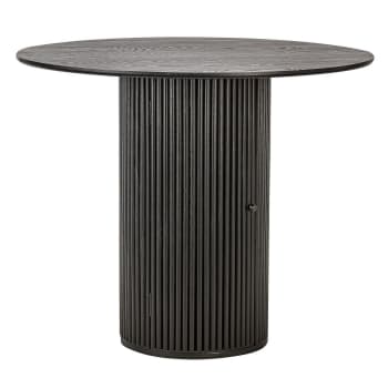 Calvados Tavolo Da Pranzo Rotondo In Legno Di Pino – Bianco – Diametro 70 Cm – Altezza 75 Cm – Fatto A Mano – Stile Classico