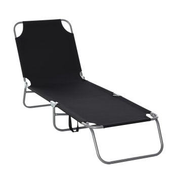 Tappetino Da Spiaggia Pieghevole Orion91 Con Schienale | Imbottito In Tessuto Oxford | Portatile Con Maniglia | 153x51x42 Cm