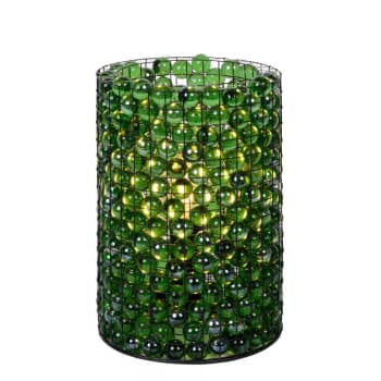 MARBELOUS - Lampe de table métal billes vertes