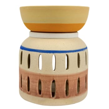 VASO - Duftbrenner aus keramik personalisierbar farbig - H12 cm
