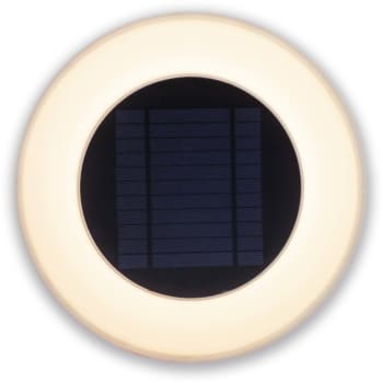 Wally - Applique ronde d'extérieur sans fils solaire rechargeable diamètre 27c