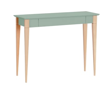Mimo - Schreibtisch, Holz, 105x40x74, Salbeigrün