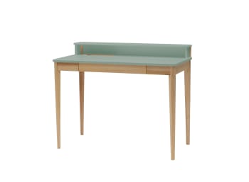 Ashme - Schreibtisch, Holz, 110x56x75, Salbeigrün