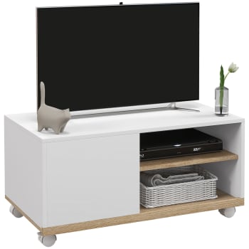 Mueble de tv color blanco 80 x 45 x 39.5 cm
