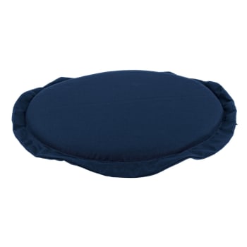 Cuscino Per Panca Da Giardino 60x45x5 Cm Giallo - Sfoderabile E Lavabile In Lino - Antiscivolo Per Esterni E Interni - 2