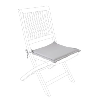 Cuscino Per Sedia In Cotone E Poliestere Grigio 40 X 40 X Sp 4 Cm 82277628