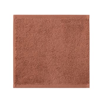 Essentiel - Carré visage en coton biologique Rouge 30x30 cm