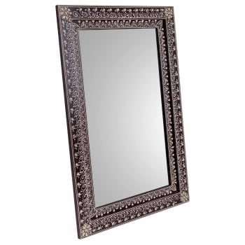 Paragüero Cuadrado De Madera Con Acabado Capiz Marrón - Elegante Y Moderno, Ideal Para Entrada, Oficina O Recibidor