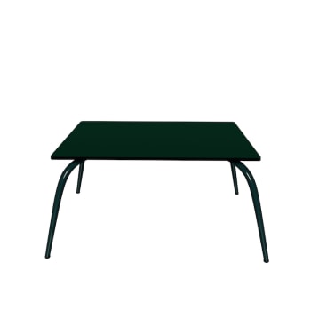 Sun - Table basse en stratifié verte avec pieds anthracites