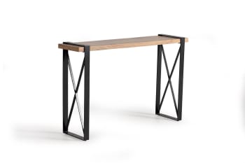 Consolle vintage in legno e marmo ('800), | Deesup