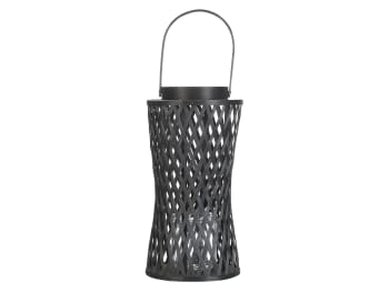 Mactan - Lanterne en bambou noir 38 cm