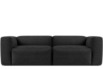 Buffo - 2,5-Sitzer-Sofa mit extrem weicher und bequemer Sitzfläche, grau