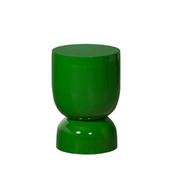 Hekla - Table d'appoint ronde en métal ø32 cm - Vert