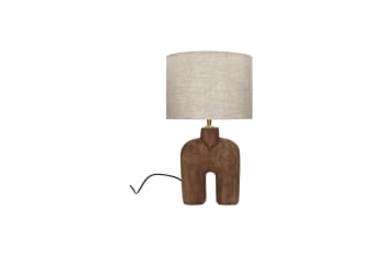 Lampedusa - Lampe en bois marron