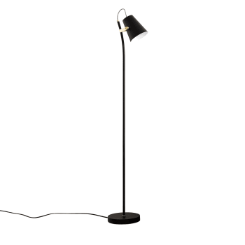 Pure - Lámpara de pie metal negro 150 cm x 25 cm