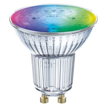 Ampoule à réflecteur intelligente lumineuse en plastique transparent