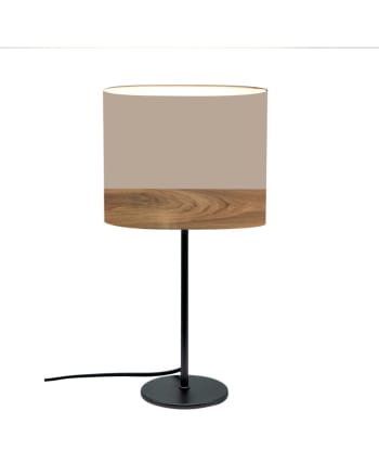 Nati - Lampe de Table Boobby Taupe D: 20 x H: 40