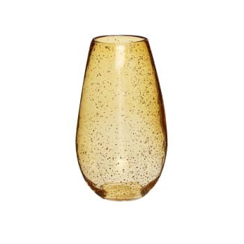 Glow - Vase en verre ambre H29 H29