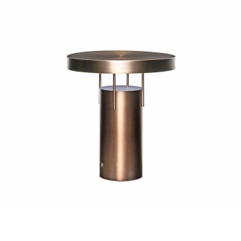 Bringme - Lampe de table en métal brun