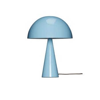 Mush - Lampe de table en fer bleu claire