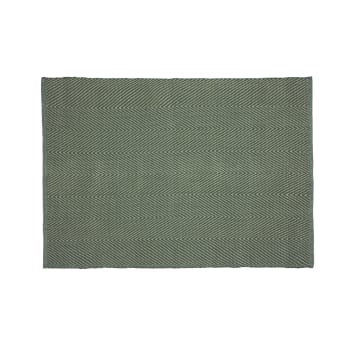 Mellow - Tapis en coton vert 120x180cm