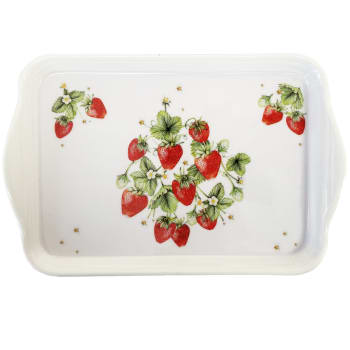 Mini plateau rectangulaire délicieuses fraises