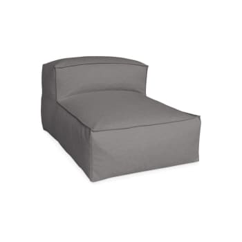 Bora bora fauteuil - Chauffeuse 1 place grise module canapé de jardin