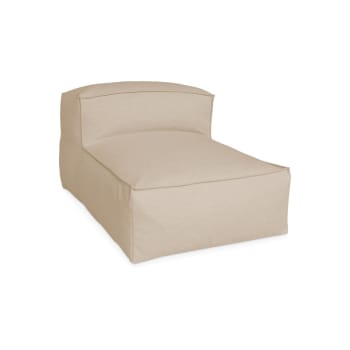 Bora bora fauteuil - Chauffeuse 1 place beige module canapé de jardin