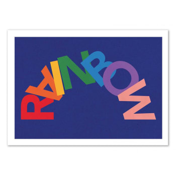 Affiche 50x70 cm - Art-Poster -Rainbow - Rosi Feist