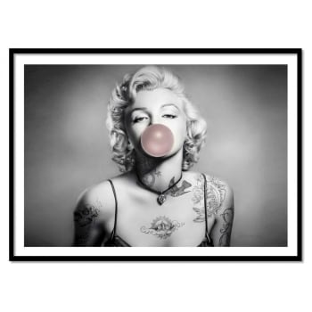 Alexandre granger - Affiche 50x70 cm et cadre noir - Bubble - Alexandre Granger