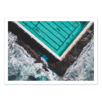 Affiche 50x70 cm - The pool - Gal Design