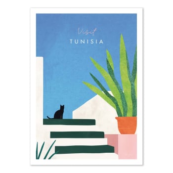 Affiche 50x70 cm - Visit Tunisia - Henry Rivers
