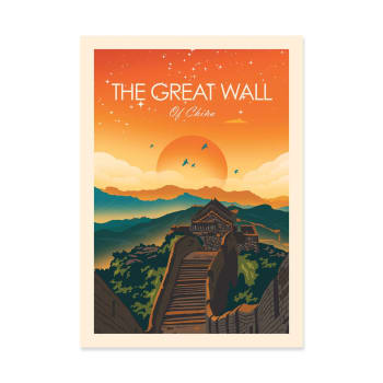 Studio inception - THE GREAT WALL OF CHINA - STUDIO INCEPTION - Affiche d'art 50 x 70 cm