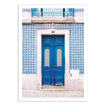 Affiche 50x70 cm - Blue Lisbon - Raisa Zwart