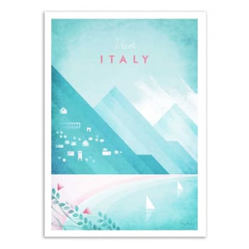 Affiche 50x70 cm - Visit Italy - Henry Rivers