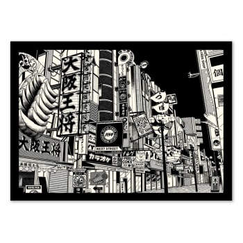 Paiheme studio - OSAKA - Affiche d'art 50 x 70 cm