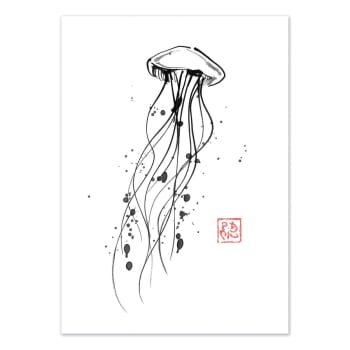 Affiche 50x70 cm - Meduse - Pechane Sumie