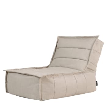 Dolce - Sitzsack-Liege für den Innen- und Außenbereich, Beige
