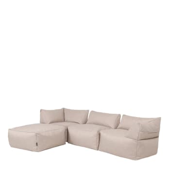 NettyPro Terrassenstuhlbezüge – 4 Stück, Wasserdicht (600D), Beige, Für Außenmöbel Bis 86 Cm