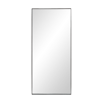 Babs - Rechteckiger Spiegel, 100 x 45 cm, Schwarz