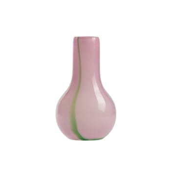 Vase en verre vert H15xD8cm