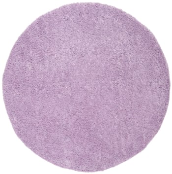 August shag - Alfombra de interior en lila, 122 x 122 cm