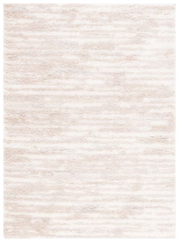 Lindsay shag - Alfombra poliéster beige/marfil 245 x 305