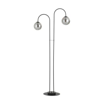 Lampada Da Terra Piantana Con Faro Originale Su Treppiede In Legno - Foto 3