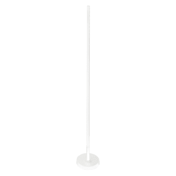 Lampe sur pied lumineuse en aluminium blanc, 140cm