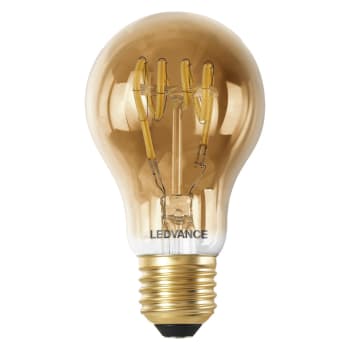 Ampoule intelligente lumineuse en verre doré, 6cm