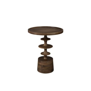 Cath - Table d'appoint en bois marron