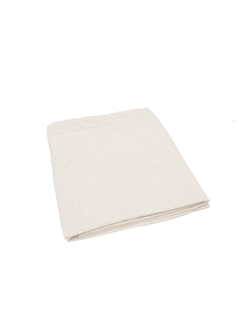 Mia - Funda para cabecero de lino blanco de 180x110cm