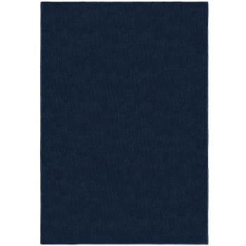 Charly - Tapis de salon moderne épais bleu 160x230 cm